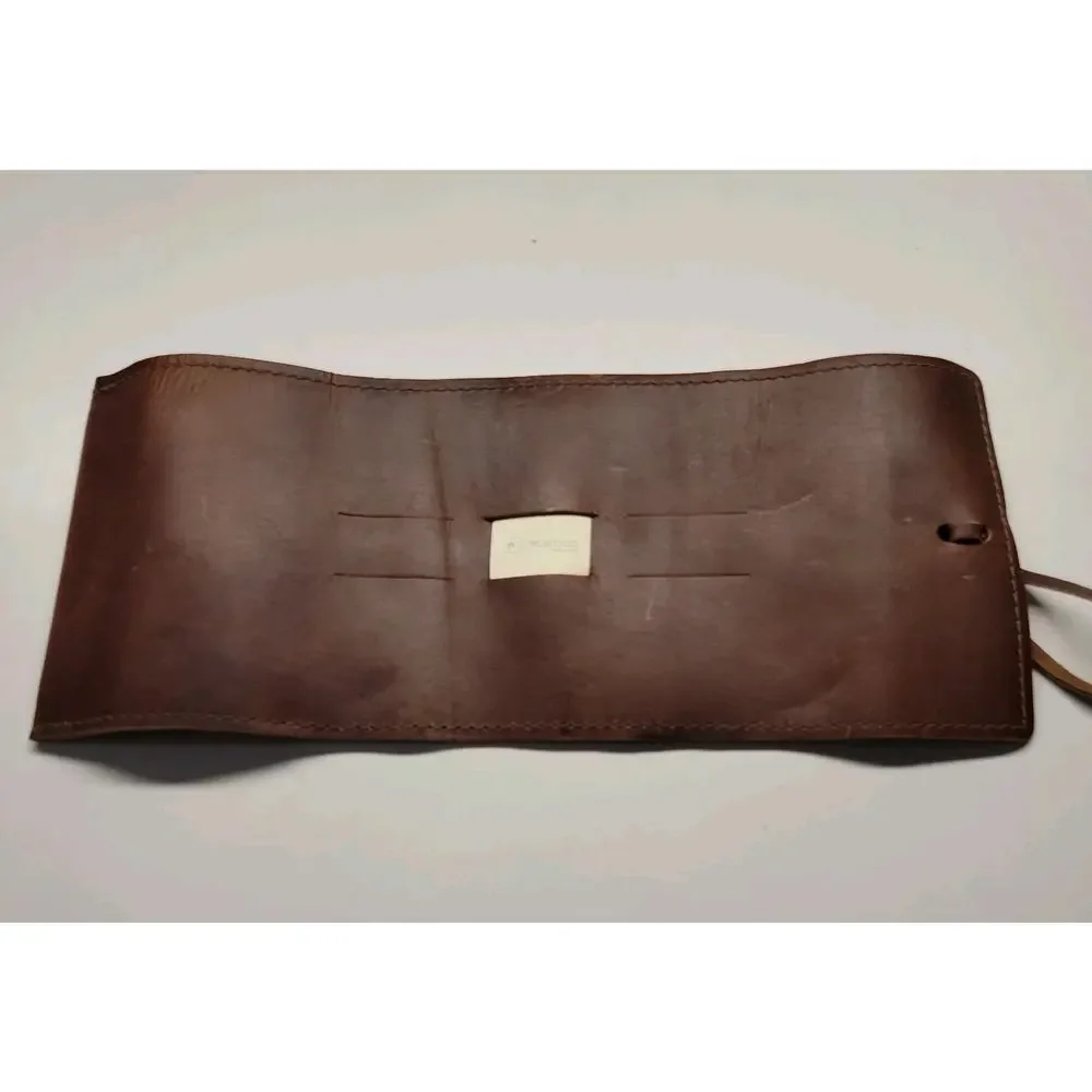 Rustico Saddle Leather Sidekick Organizer Bag Roll